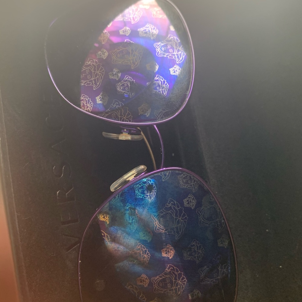 Versace logo sunglasses